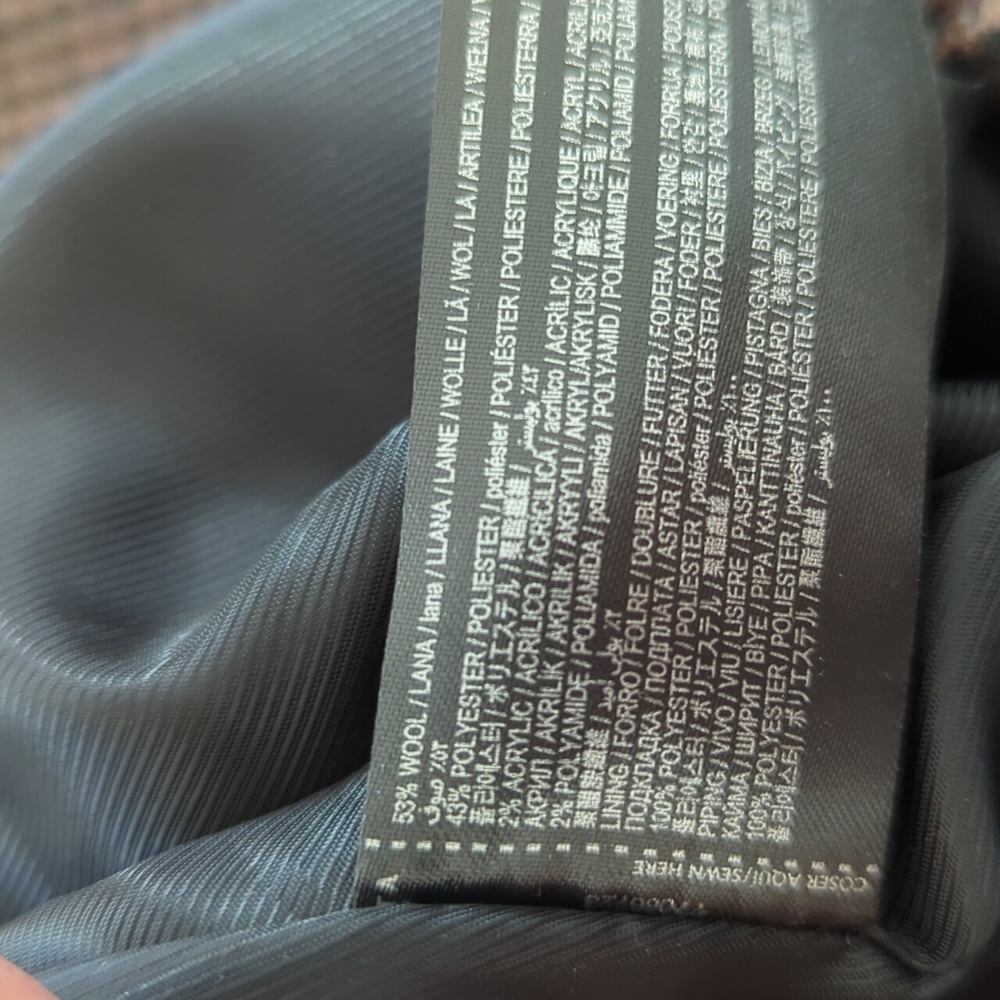 Mango Micro Houndstooth Wool Jacket - image 8